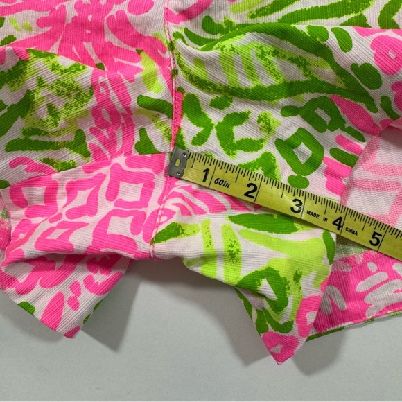 Lilly Pulitzer Adie Pink Sunset Home Slice Shorts Size 4 - Picture 5 of 7